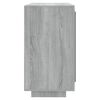 vidaXL Buffet Sonoma gris 80x40x75 cm Bois d'ing&eacute;nierie