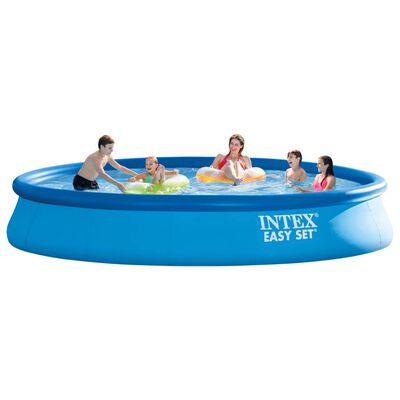 Intex Piscine avec système de filtration Easy Set 457x84 cm