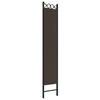vidaXL Cloison de s&eacute;paration 4 panneaux Marron 160x220 cm Tissu