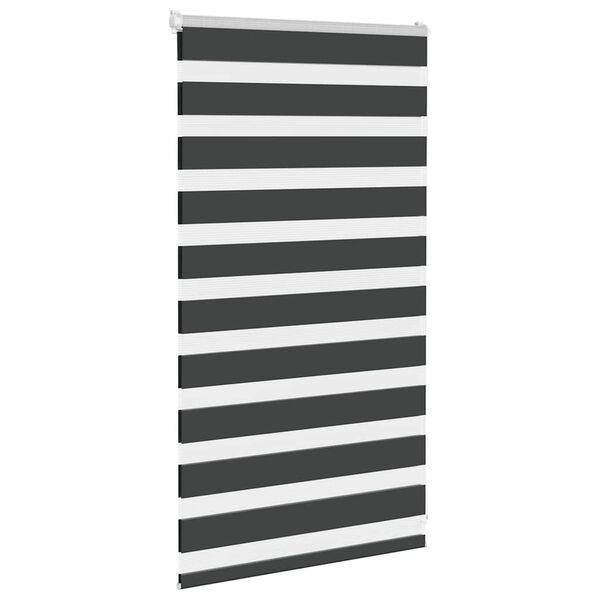 vidaXL Store z&egrave;bre noir 80x100 cm largeur du tissu 75,9 cm polyester