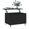 vidaXL Table basse Noir 60x44,5x45 cm Bois d'ing&eacute;nierie