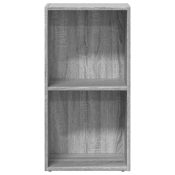 vidaXL Biblioth&egrave;que sonoma gris 40x30x77 cm bois d'ing&eacute;nierie