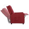 vidaXL Fauteuil inclinable Rouge bordeaux Tissu