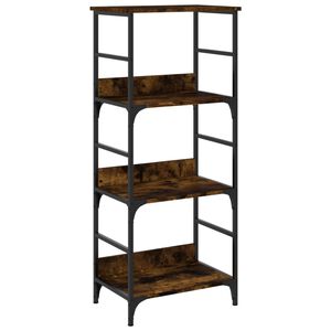 vidaXL Biblioth&egrave;que ch&ecirc;ne fum&eacute; 50x33x117,5 cm bois d'ing&eacute;nierie
