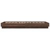 vidaXL Cadre de lit sans matelas ch&ecirc;ne marron 100x200 cm