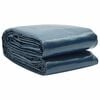vidaXL Film solaire de piscine flottant PE 549x274 cm Noir et bleu