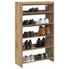 vidaXL &Eacute;tag&egrave;re &agrave; chaussures ch&ecirc;ne artisanal bois d'ing&eacute;nierie