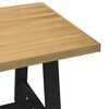vidaXL Table à manger NOAIN pieds en forme de A 180x90x75cm massif pin