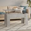 vidaXL Table basse gris b&eacute;ton 101x49x52 cm bois d'ing&eacute;nierie
