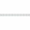 vidaXL Cl&ocirc;ture en treillis m&eacute;tallique avec bride vert 2x25 m