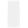 vidaXL Rideau en Dentelle Floral Blanc 280 x 200 cm Polyester
