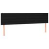 vidaXL Cadre de lit sans matelas noir 120x190 cm tissu