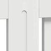 vidaXL Cache-Radiateur Blanc brillant 152 x 19 x 81,5 cm