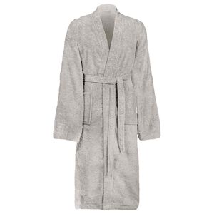 vidaXL Peignoir KINN Gris XL Coton