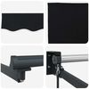 vidaXL Auvent R&eacute;tractable Noir 450 &times; 300 cm Polyester et m&eacute;tal