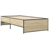vidaXL Cadre de lit sans matelas ch&ecirc;ne sonoma 90x200 cm