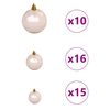 vidaXL Sapin de No&euml;l artificiel avec 300 LED Vert 180 cm PE et PVC