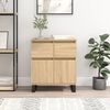 vidaXL Buffet Ch&ecirc;ne sonoma 60x35x70 cm Bois d'ing&eacute;nierie
