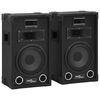 vidaXL Haut-parleurs sc&egrave;ne Hifi passifs professionnels 2 pcs 800W Noir