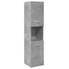 vidaXL Ensemble de meubles de salle de bain 4 pcs gris b&eacute;ton