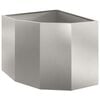 vidaXL Jardini&egrave;re d'Angle Argent&eacute; 60 x 60 x 50 cm Acier inoxydable