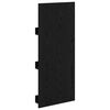 vidaXL &Eacute;tag&egrave;re &agrave; magazines avec &eacute;tag&egrave;re Ch&ecirc;ne noir 43 x 11 x 102 cm