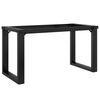 vidaXL Pieds de table basse cadre en O 80x40x43 cm acier