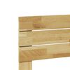 vidaXL T&ecirc;te de lit 120 cm en bois massif de ch&ecirc;ne