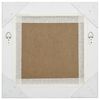 vidaXL Miroir mural style baroque 40x40 cm Blanc