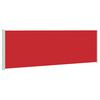 vidaXL Auvent lat&eacute;ral r&eacute;tractable de patio 200x600 cm Rouge