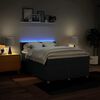 vidaXL Sommier &agrave; lattes de lit avec matelas Bleu 140x190 cm Tissu