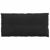 vidaXL Coussin de Dos Noir 100 x 50 cm Tissu en velours c&ocirc;tel&eacute;