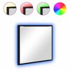 vidaXL Miroir de salle de bain LED Ch&ecirc;ne noir 40 x 37 x 8.5 cm