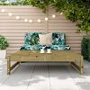 vidaXL Repose-pied de jardin 120x80 cm bois de pin impr&eacute;gn&eacute;