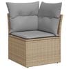 vidaXL Ensemble de canap&eacute; de jardin 13 pcs Beige et Gris clair