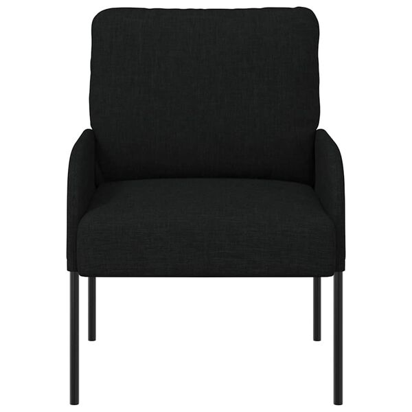 vidaXL Canap&eacute;s avec coussin 55cm Noir Contreplaqu&eacute;