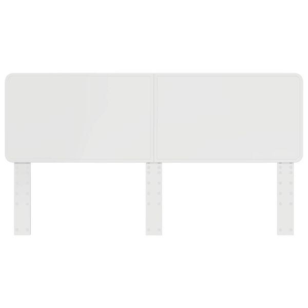 vidaXL T&ecirc;te de lit Blanc 180 cm Bois d'ing&eacute;nierie