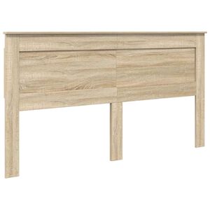 vidaXL T&ecirc;te de lit Ch&ecirc;ne Sonoma 200 cm Bois d'ing&eacute;nierie