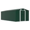 vidaXL Abri de jardin 257x489x181 cm M&eacute;tal Vert