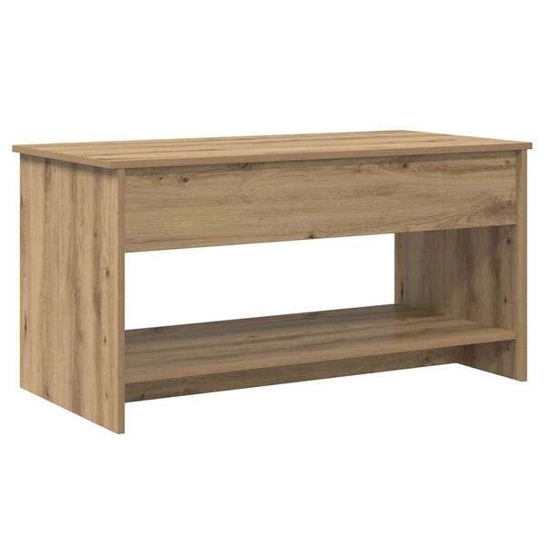 vidaXL Table basse Ch&ecirc;ne artisanal 80 x 50,5 x 41,5 cm