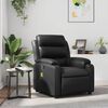 vidaXL Fauteuil de massage inclinable Noir Similicuir