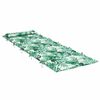 vidaXL Coussin de chaise longue motif de feuilles 180x60x4 cm