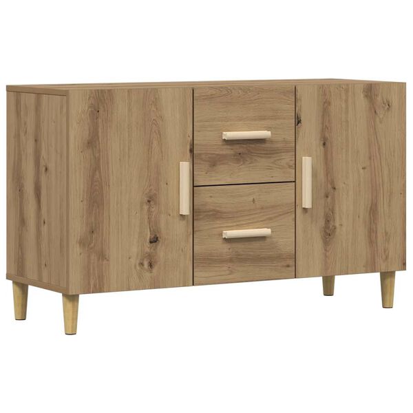 vidaXL Buffet ch&ecirc;ne artisanal 100x36x60 cm bois d'ing&eacute;nierie