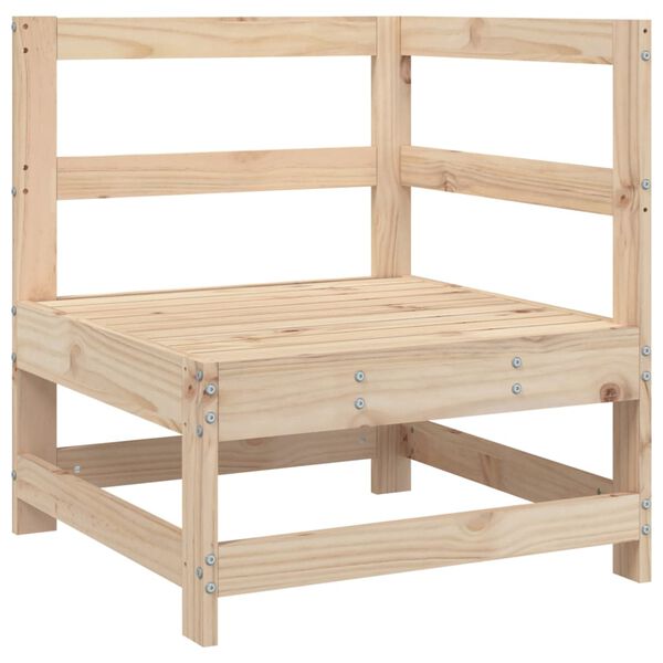 vidaXL Salon de jardin 5 pcs bois de pin massif