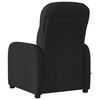 vidaXL Fauteuil de massage inclinable &eacute;lectrique Noir Tissu