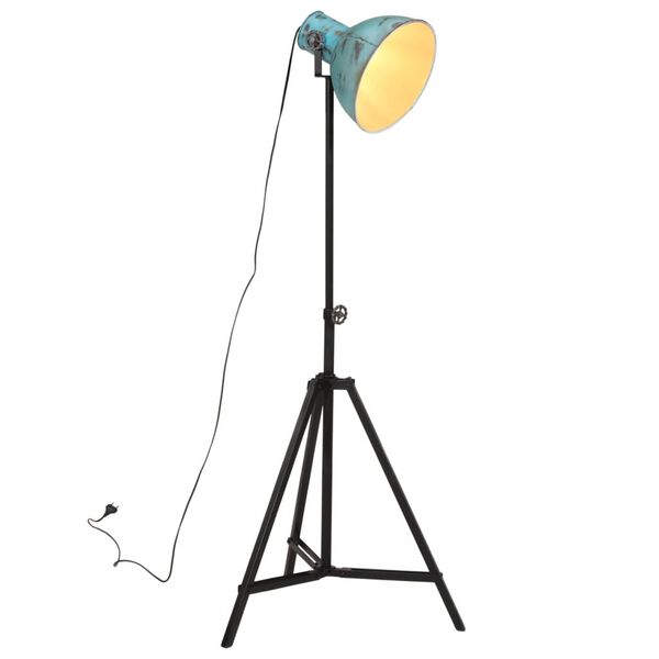 vidaXL Lampadaire 25 W bleu délavé 61x61x90/150 cm E27
