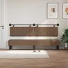 vidaXL T&ecirc;te de lit suspendue Cappuccino 210 x 55 x 5 cm Simili cuir