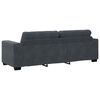 vidaXL Ensemble de Canap&eacute;s 3 pcs Gris fonc&eacute; 221 x 80 x 80 cm Velours