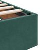 vidaXL Lit de Rangement avec stockage Vert fonc&eacute; 90 x 190 cm Velours