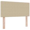 vidaXL T&ecirc;te de lit LED avec t&ecirc;te de lit Vert gris 90 cm Polyester